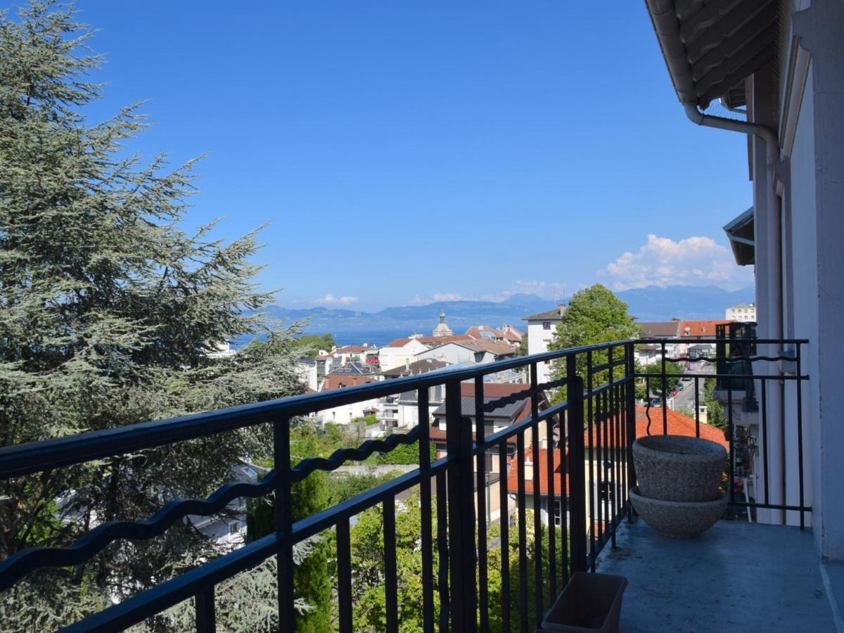Spacieux Appartement A Evian-Les-Bains Avec Balcon Et Garage - Fr-1-498-48 Kültér fotó